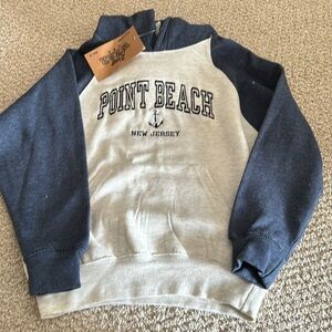 Rag Wear USA Point Beach NJ Hoodie Youth Size M NWT